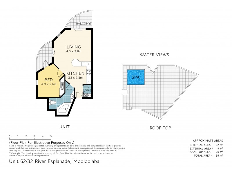 62/32 River Esplanade, Mooloolaba QLD 4557 Floorplan