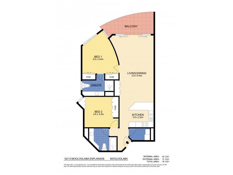 52/13 Mooloolaba Esplanade, Mooloolaba QLD 4557 Floorplan