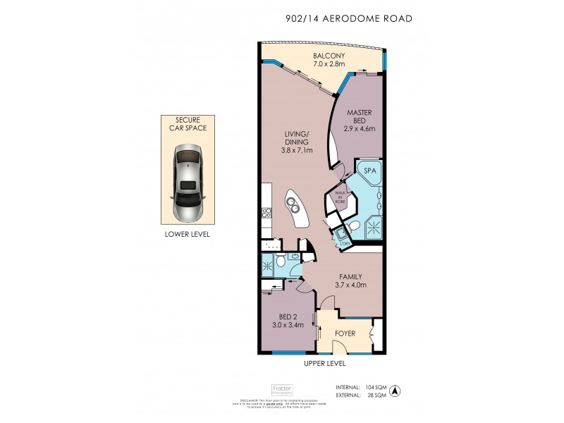 902/14-20 Aerodrome Road, Maroochydore QLD 4558 Floorplan