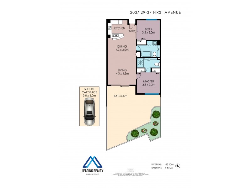 203/29-37 First Avenue, Mooloolaba QLD 4557 Floorplan