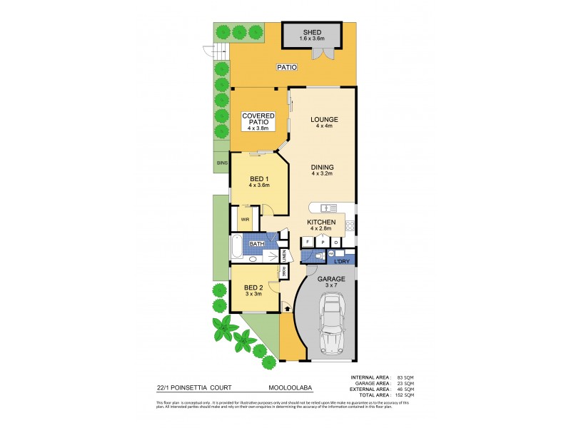 22/1 Poinsettia Court, Mooloolaba QLD 4557 Floorplan