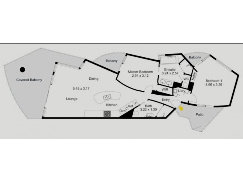 208/14 Aerodrome Road, Maroochydore QLD 4558 Floorplan