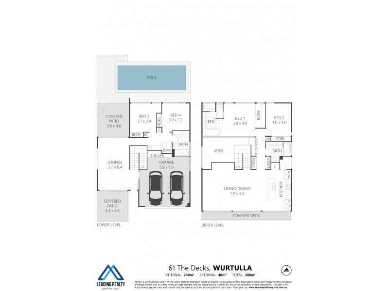 61 The Decks, Wurtulla QLD 4575 Floorplan
