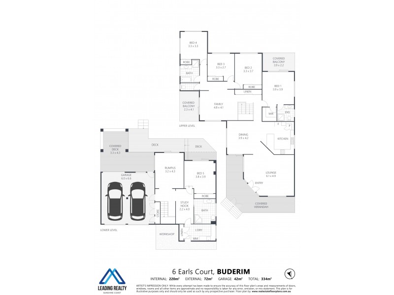 6 Earls Ct, Buderim QLD 4556 Floorplan