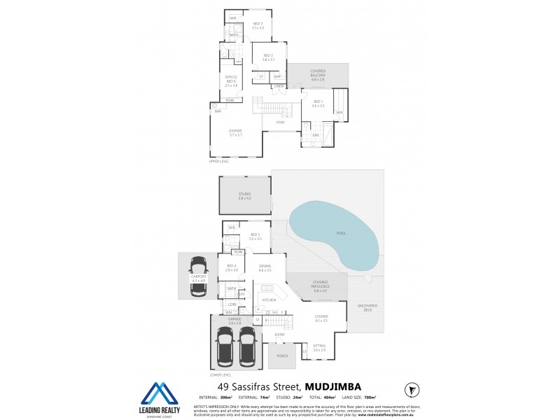 49 Sassifras St, Mudjimba QLD 4564 Floorplan