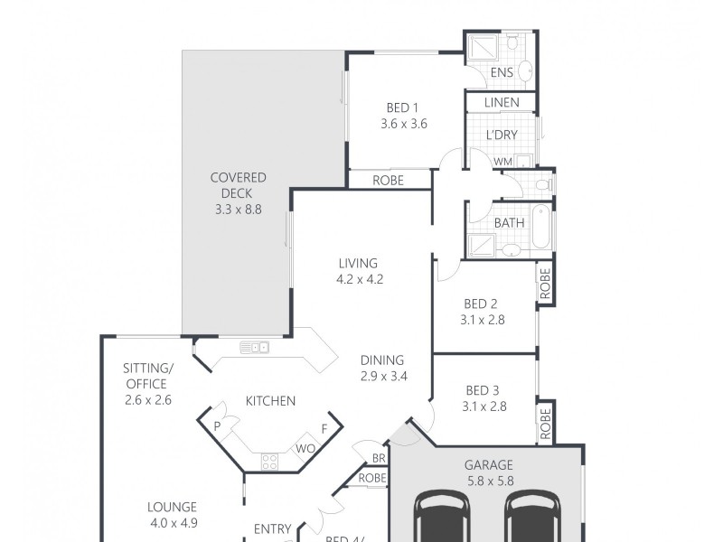 1 Springs Dr, Little Mountain QLD 4551 Floorplan