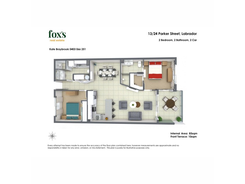 13/24 Parker Street, Labrador QLD 4215 Floorplan