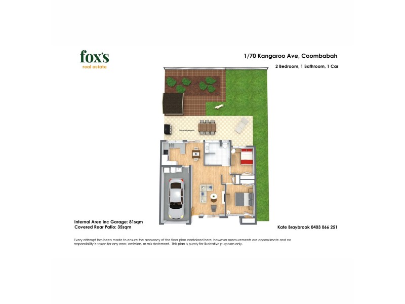 1/70 Kangaroo Avenue, Coombabah QLD 4216 Floorplan