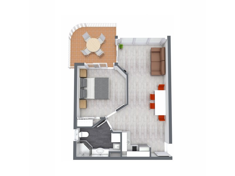 306/46-52 Pacific Street, Main Beach QLD 4217 Floorplan