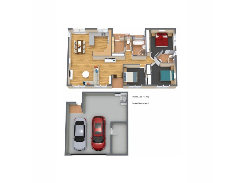 2/20 Walter Street, Labrador QLD 4215 Floorplan