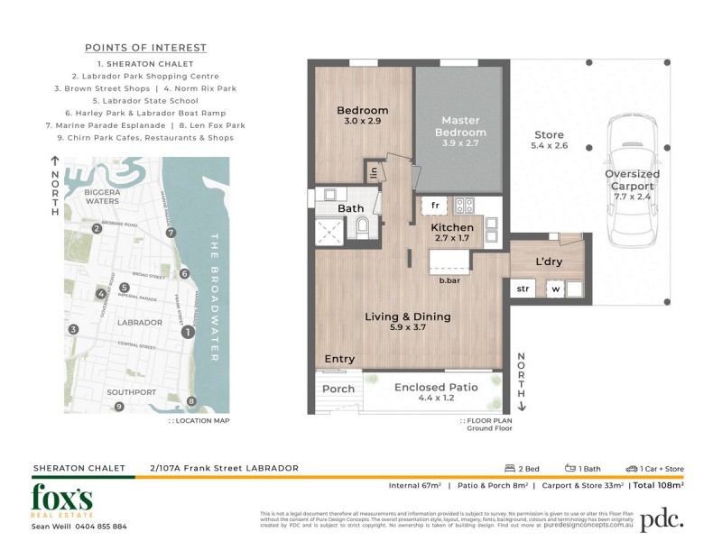 2/107A Frank Street, Labrador QLD 4215