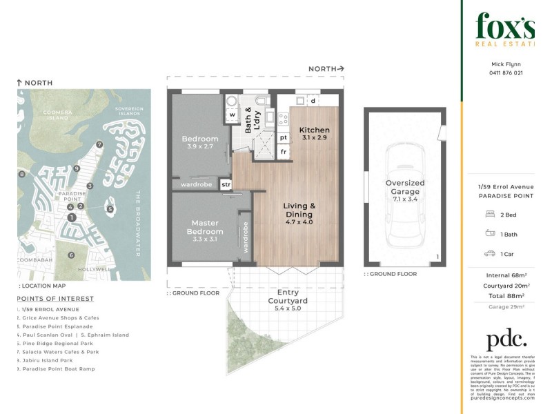 1/59 Errol Avenue, Paradise Point QLD 4216
