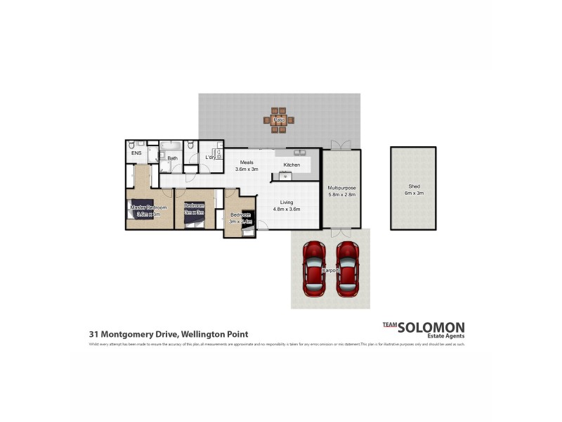 31 Montgomery Drive, Wellington Point QLD 4160 Floorplan