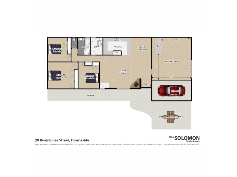 28 Boambillee Street, Thorneside QLD 4158 Floorplan