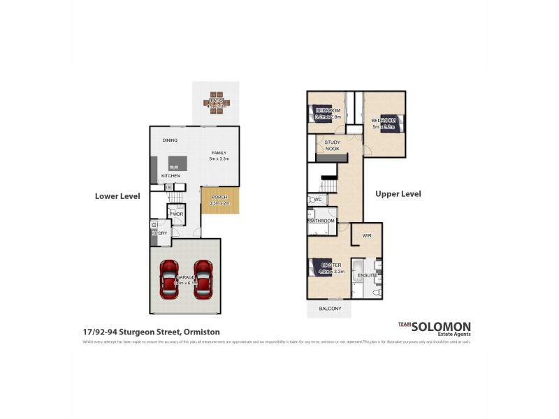 17/92-94 Sturgeon Street, Ormiston QLD 4160 Floorplan