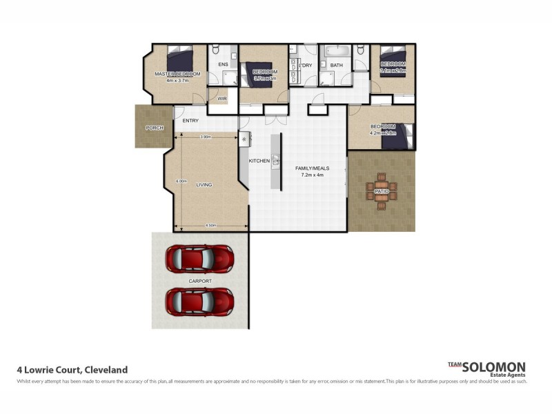 4 Lowrie Court, Cleveland QLD 4163 Floorplan