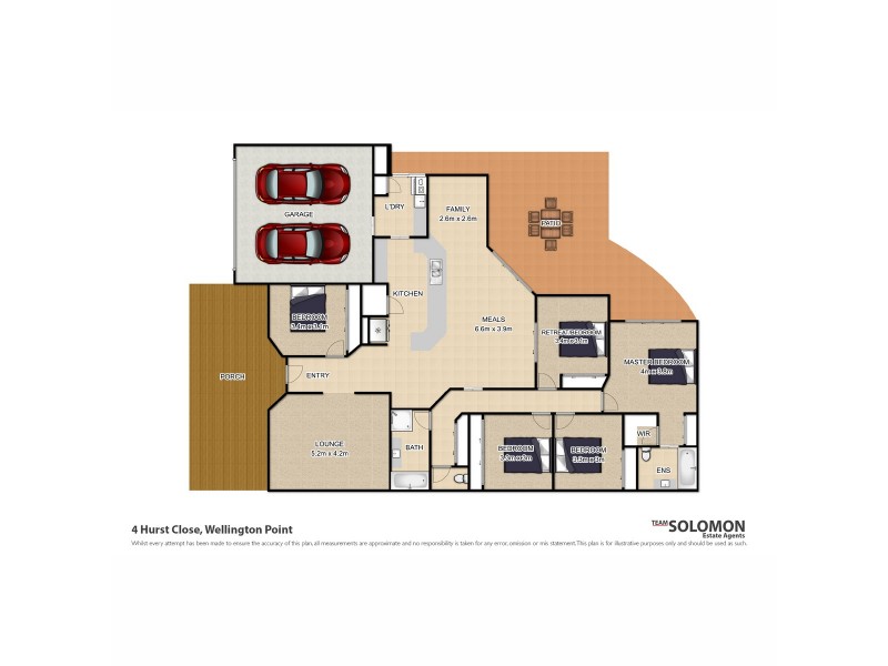 4 Hurst Close, Wellington Point QLD 4160 Floorplan