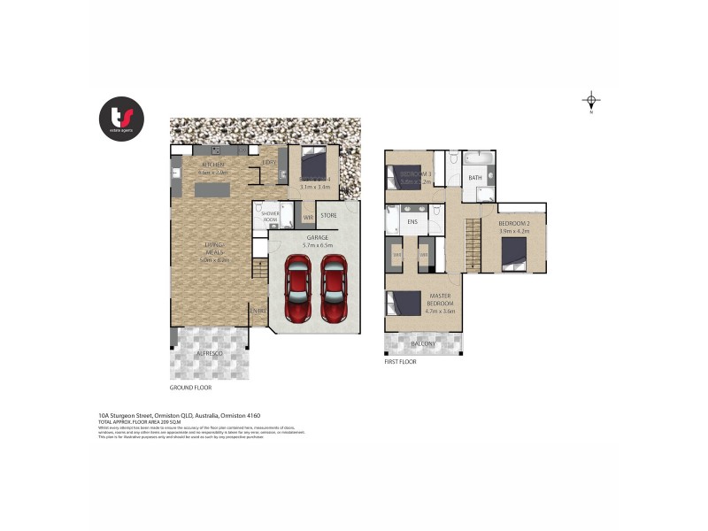 10 Sturgeon Street, Ormiston QLD 4160 Floorplan
