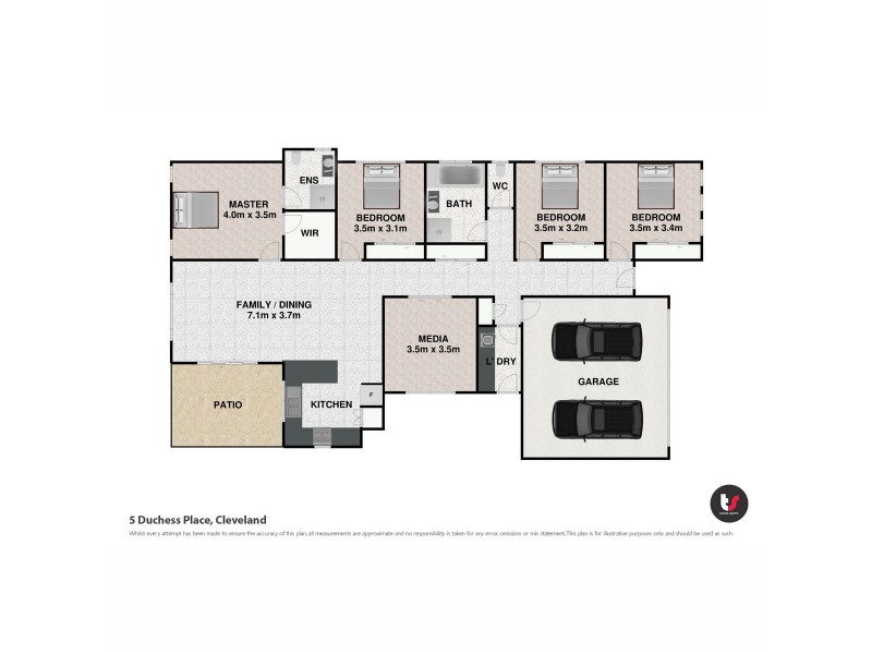 5 Duchess Place, Cleveland QLD 4163 Floorplan