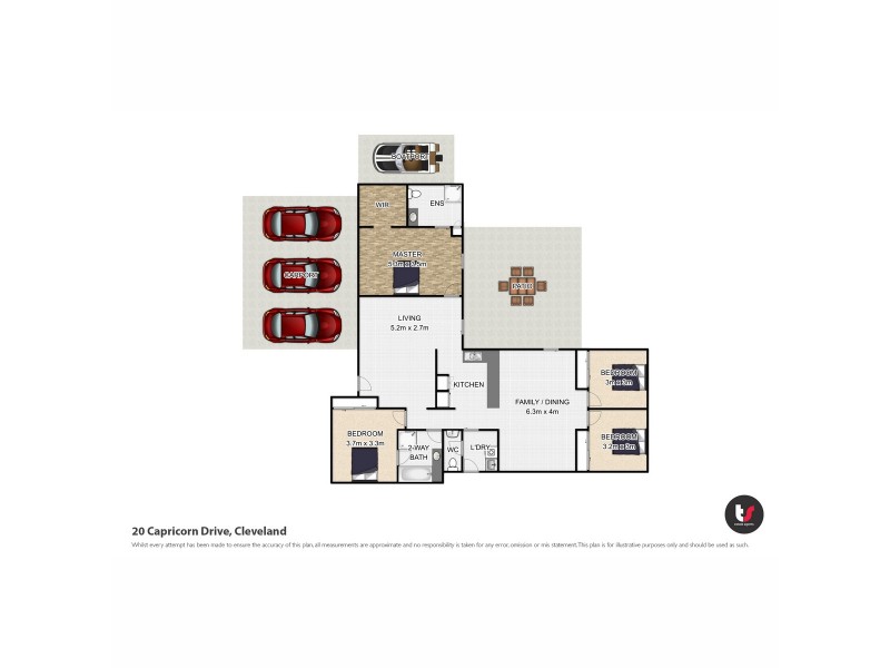 20 Capricorn Drive, Cleveland QLD 4163 Floorplan