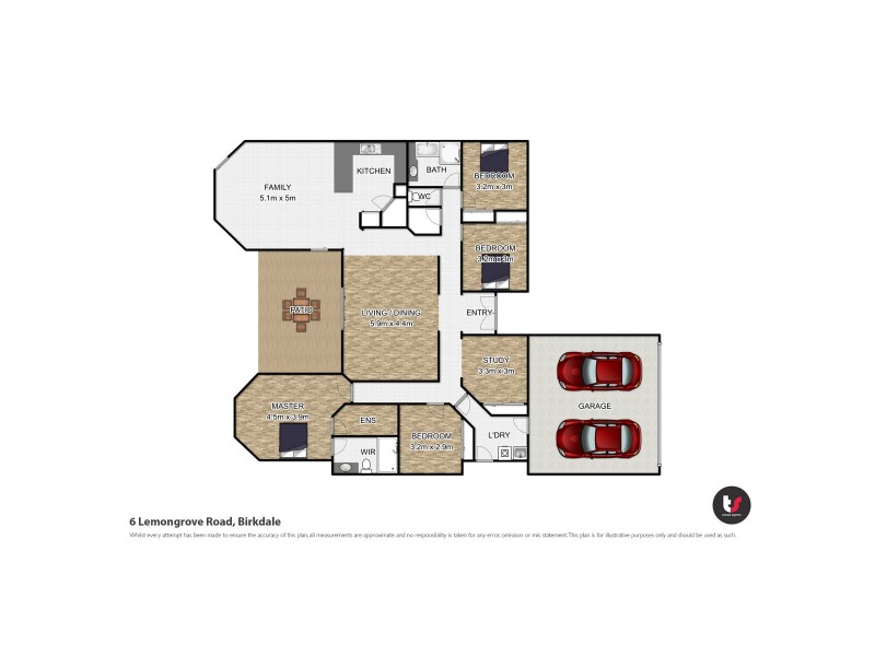 6 Lemongrove Road, Birkdale QLD 4159 Floorplan