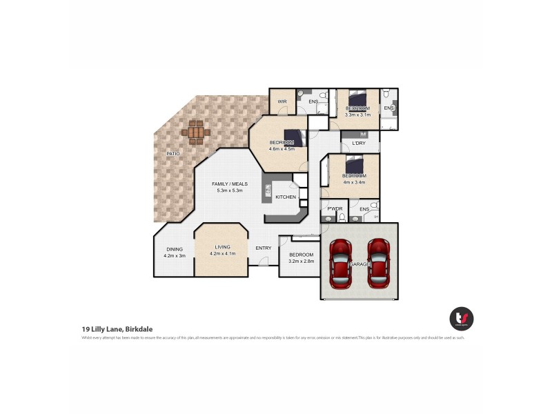19 Lilly Lane, Birkdale QLD 4159 Floorplan
