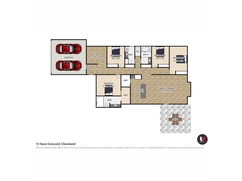 15 Vassi Concord, Cleveland QLD 4163 Floorplan