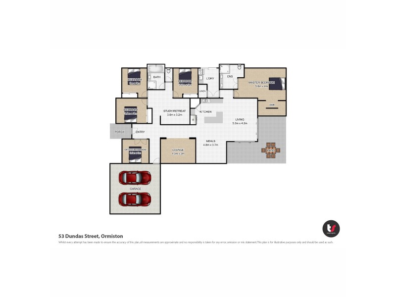 53 Dundas Street, Ormiston QLD 4160 Floorplan