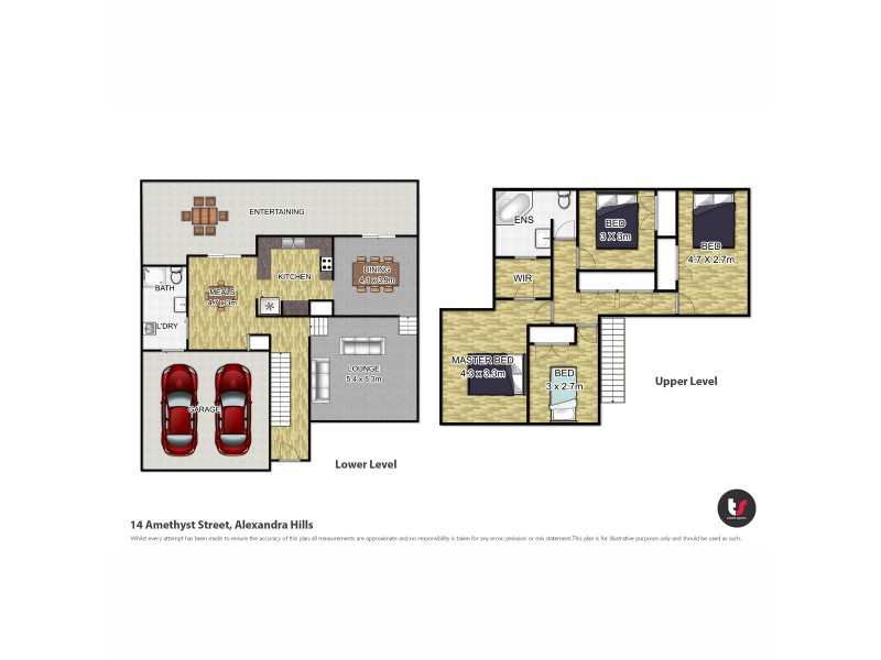 14 Amethyst Street, Alexandra Hills QLD 4161 Floorplan