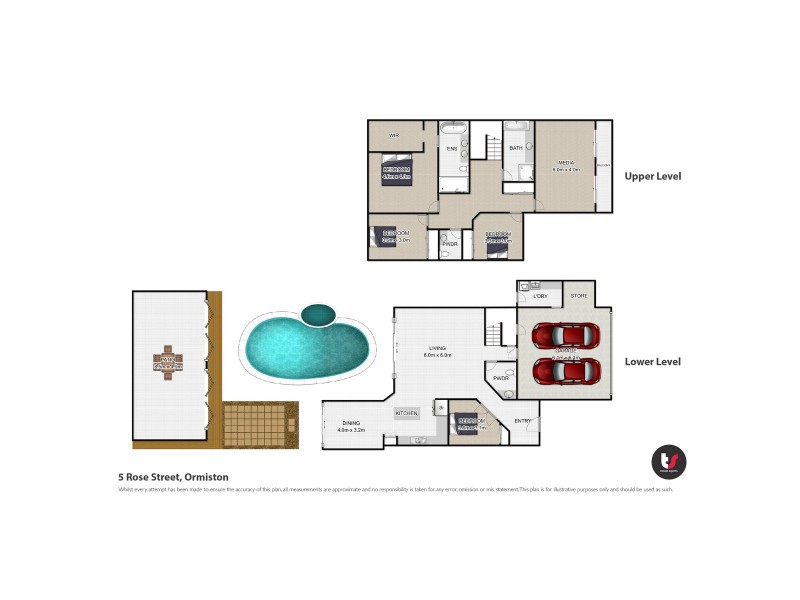 5 Rose Street, Ormiston QLD 4160 Floorplan