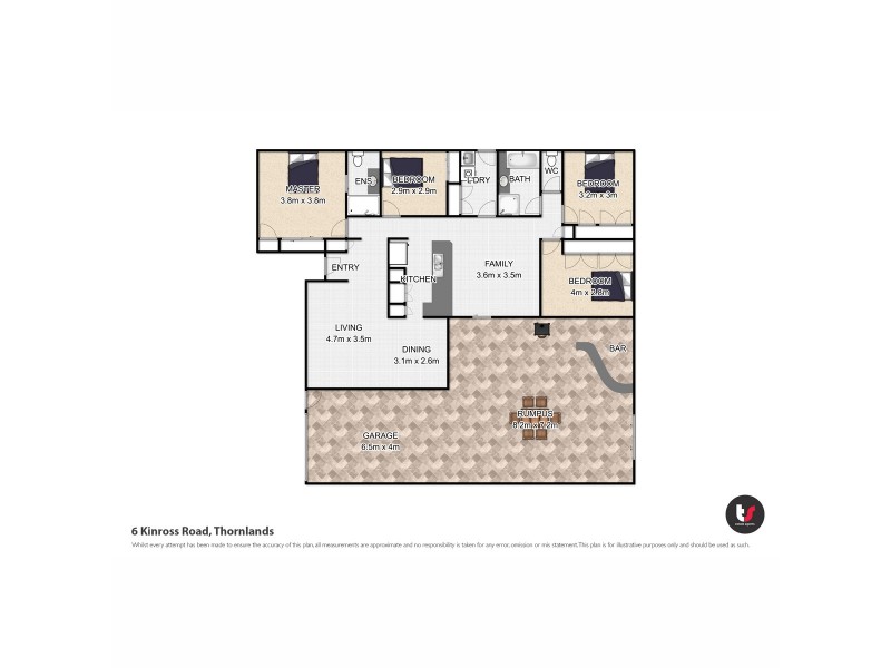 6 Kinross Road, Thornlands QLD 4164 Floorplan