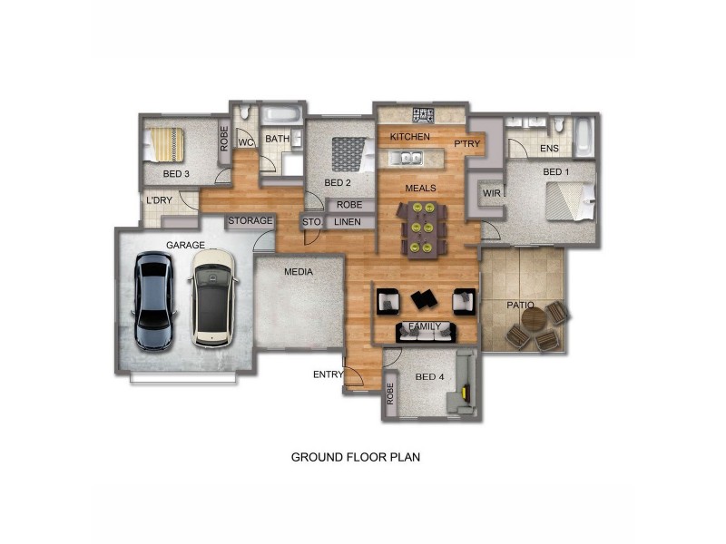 1 Isla Avenue, Redland Bay QLD 4165 Floorplan