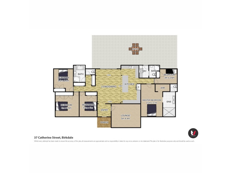 37 Catherine Street, Birkdale QLD 4159 Floorplan