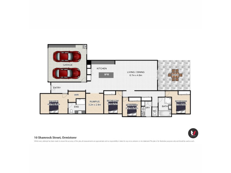 10 Shamrock Street, Ormiston QLD 4160 Floorplan