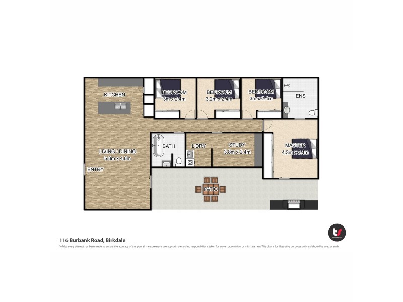 116 Burbank Road, Birkdale QLD 4159 Floorplan