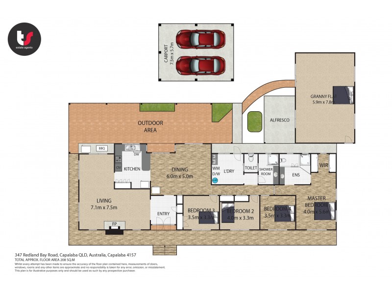 347 Redland Bay Road, Capalaba QLD 4157 Floorplan
