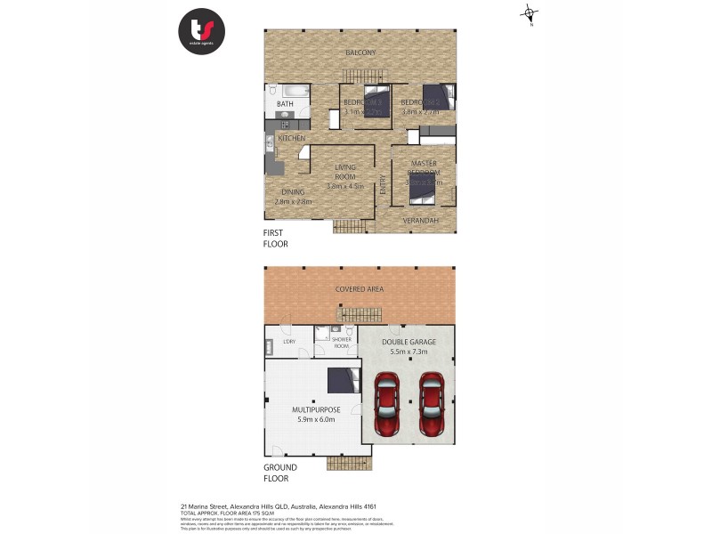 21 Marina Street, Alexandra Hills QLD 4161 Floorplan