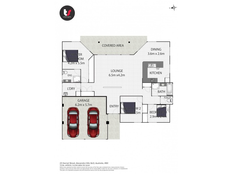 23 Garnet Street, Alexandra Hills QLD 4161 Floorplan