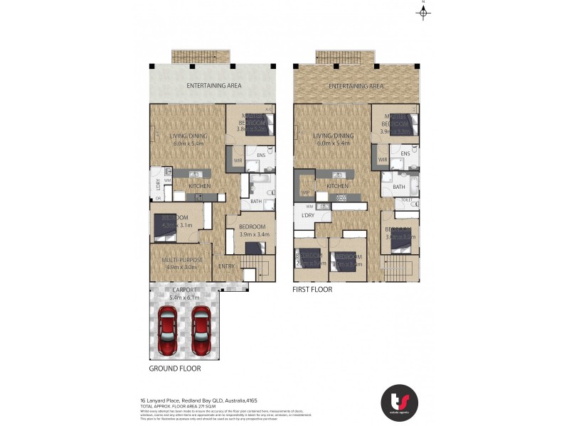 16 Lanyard Place, Redland Bay QLD 4165 Floorplan
