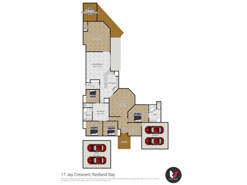 17 Jay Crescent, Redland Bay QLD 4165 Floorplan