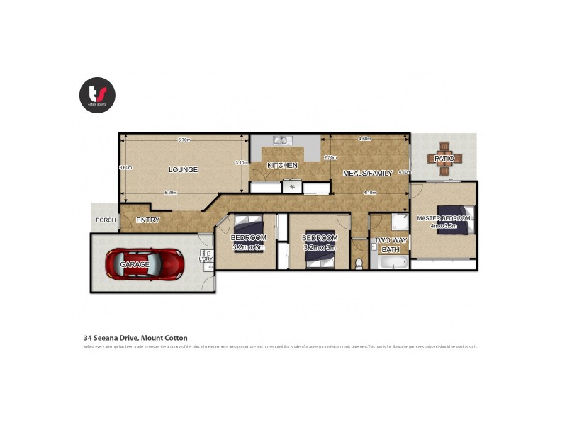 34 Seeana Drive, Mount Cotton QLD 4165 Floorplan