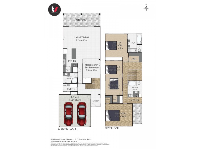 1/42 Russell Street, Cleveland QLD 4163 Floorplan