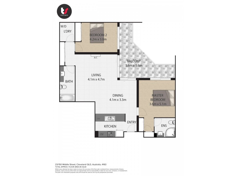23/150 Middle Street, Cleveland QLD 4163 Floorplan