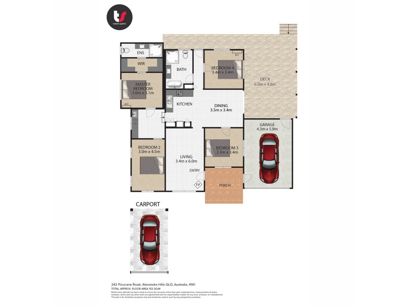 242 Finucane Road, Alexandra Hills QLD 4161 Floorplan