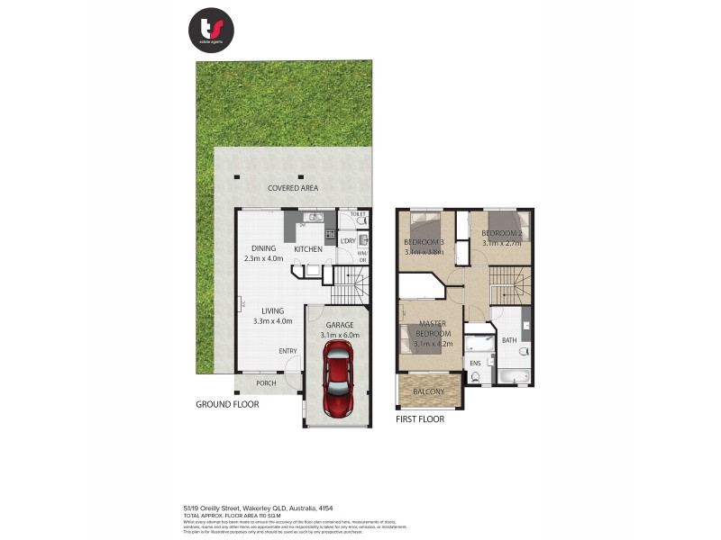 51/19 O’Reilly Street, Wakerley QLD 4154 Floorplan