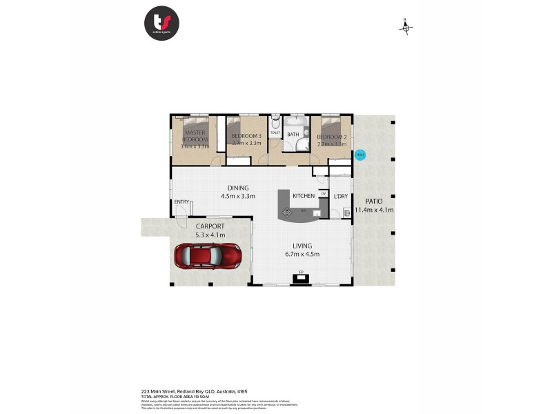 223 Main Street, Redland Bay QLD 4165 Floorplan