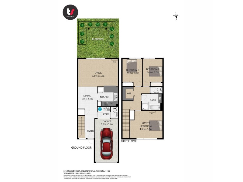 5/58 Island Street, Cleveland QLD 4163 Floorplan