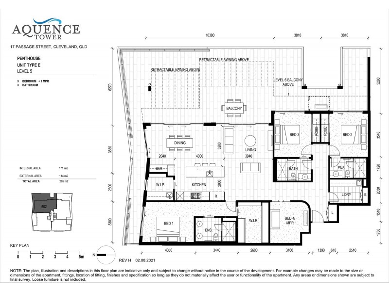 502/17 Passage Street, Cleveland QLD 4163 Floorplan