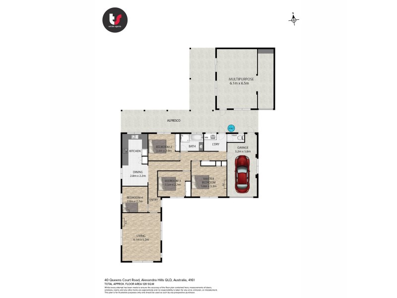 40 Queens Court Road, Alexandra Hills QLD 4161 Floorplan