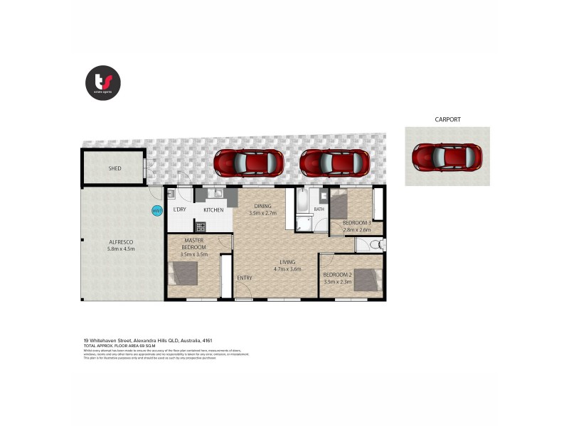 19 Whitehaven Street, Alexandra Hills QLD 4161 Floorplan